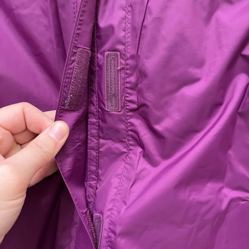 Camel Crown Purple Hooded Rain Jacket - Picture 5 of 13